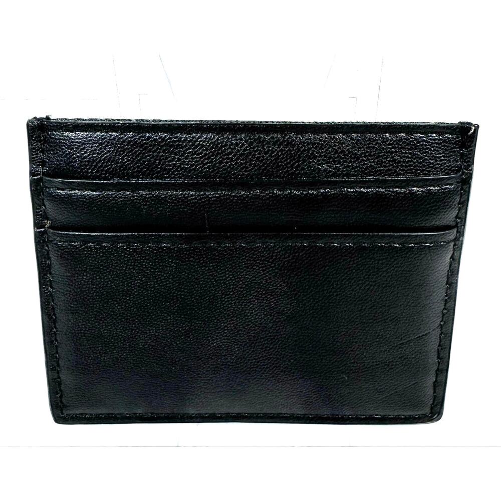 A New Day Black Card Holder Wallet Minimalist Slim Faux Leather New Without Tags